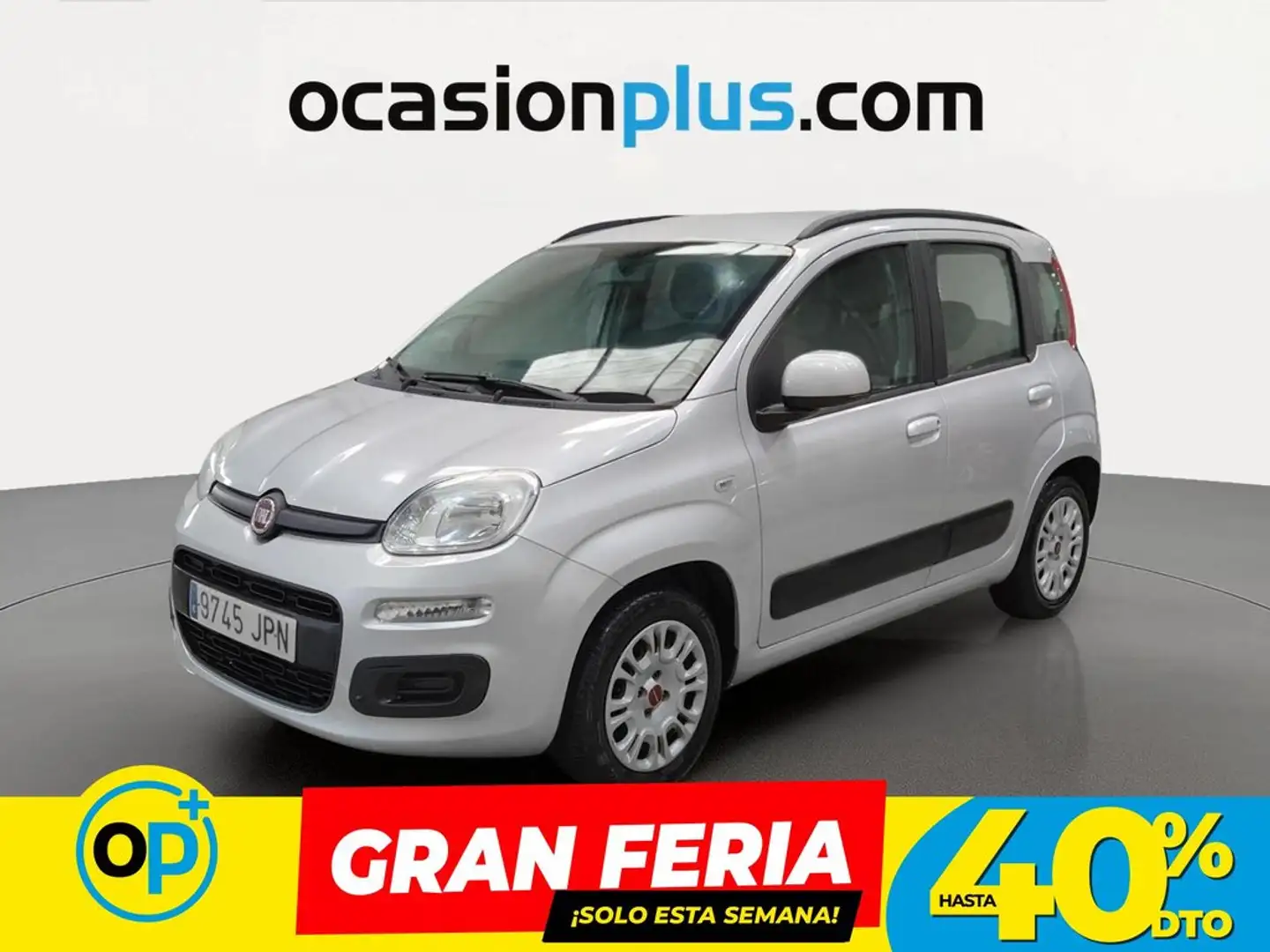 Fiat Panda 1.2 Lounge Gris - 1