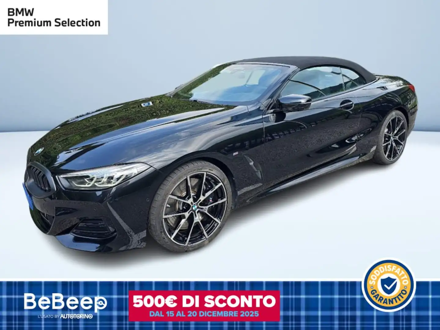 BMW 840 840D CABRIO MHEV 48V XDRIVE MSPORT PRO AUTO Nero - 1
