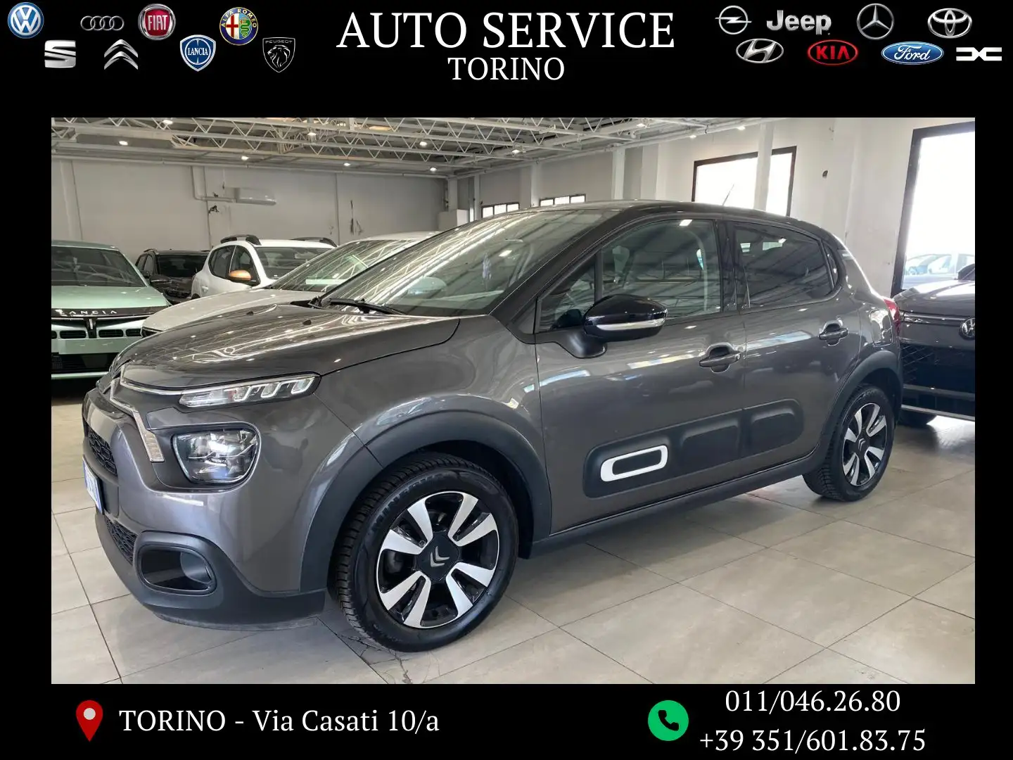 Citroen C3 C3 1.2 puretech SHINE FULL Grigio - 1