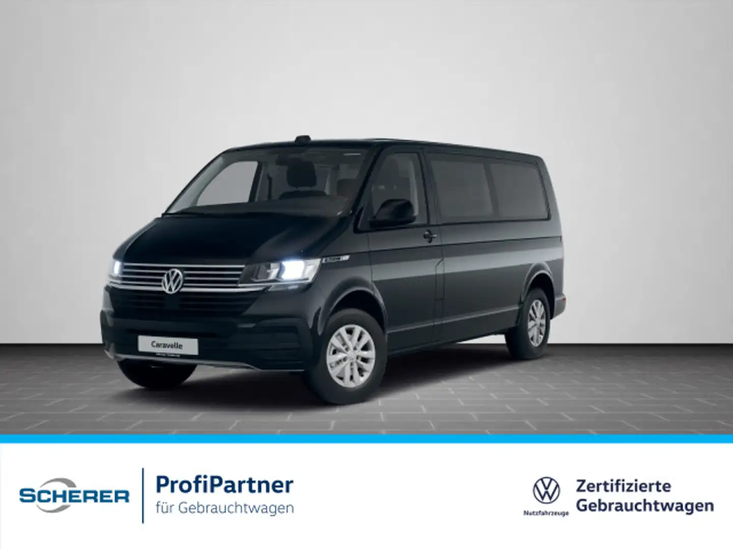 Volkswagen T6.1 Caravelle LR 2.0 TDI DSG 8-Sitzer NAVI AHK Schwarz - 1