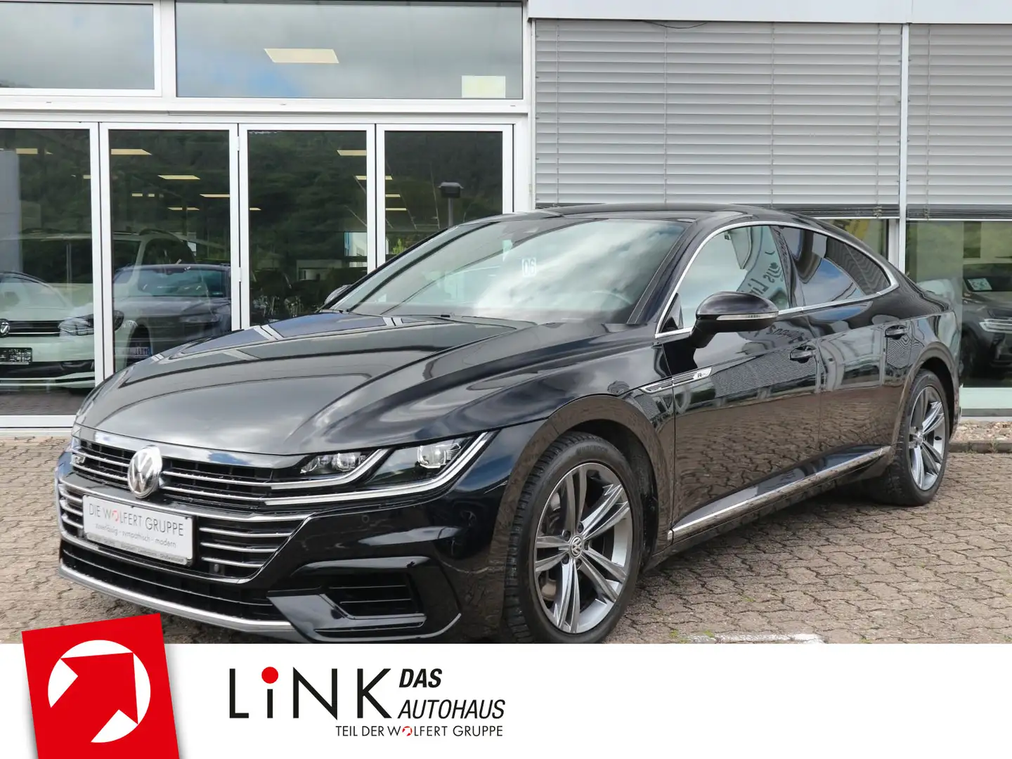 Volkswagen Arteon R-Line 2.0 TSI DSG 4Motion AHK ACC RFK NA Negro - 1