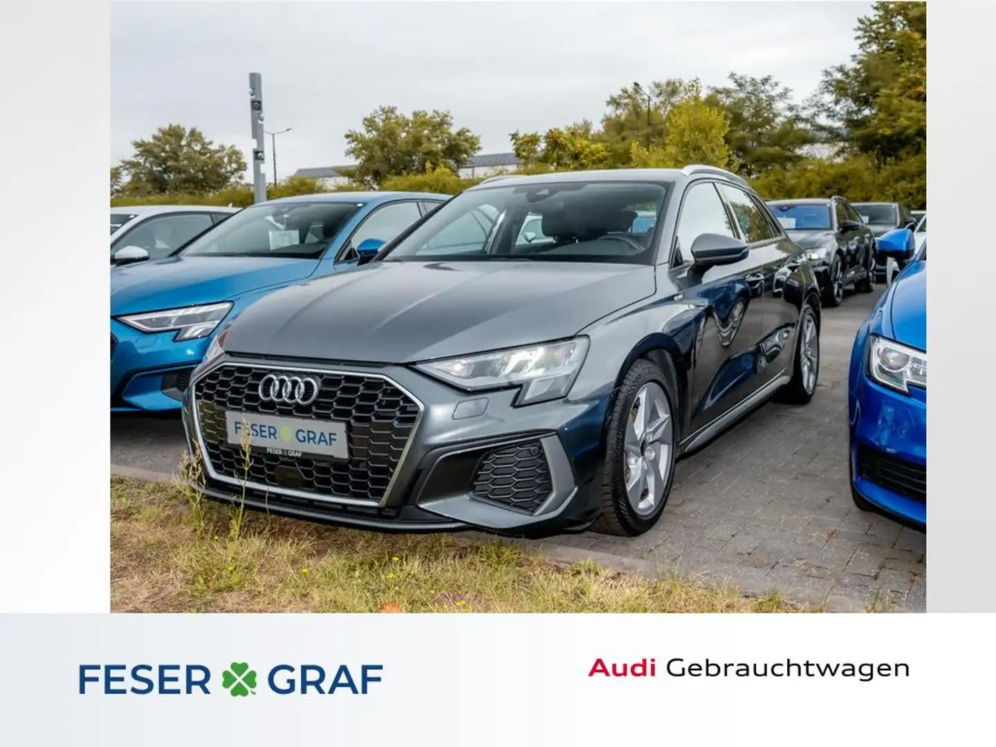 Audi A3 35TDI S tronic S line /LED/Navi+ Grau - 1