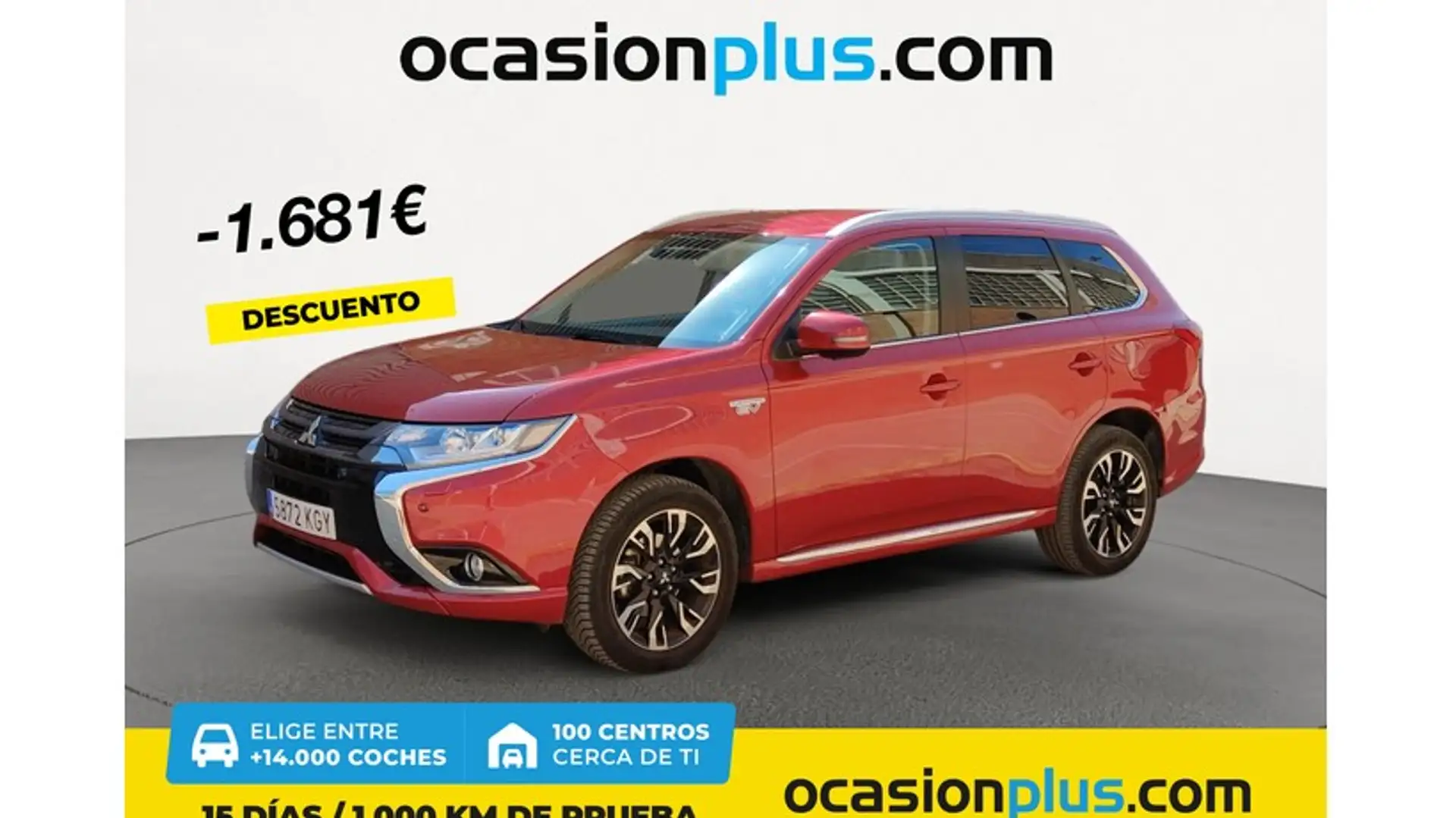 Mitsubishi Outlander PHEV Kaiteki 4WD Rood - 1
