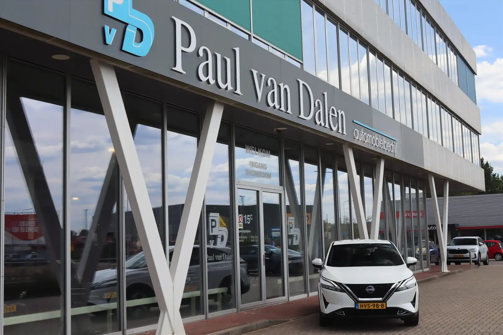 Nissan Qashqai 1.3 MHEV 158PK AUTOMAAT TEKNA Navi | Head Up | 360 Blanc - 2