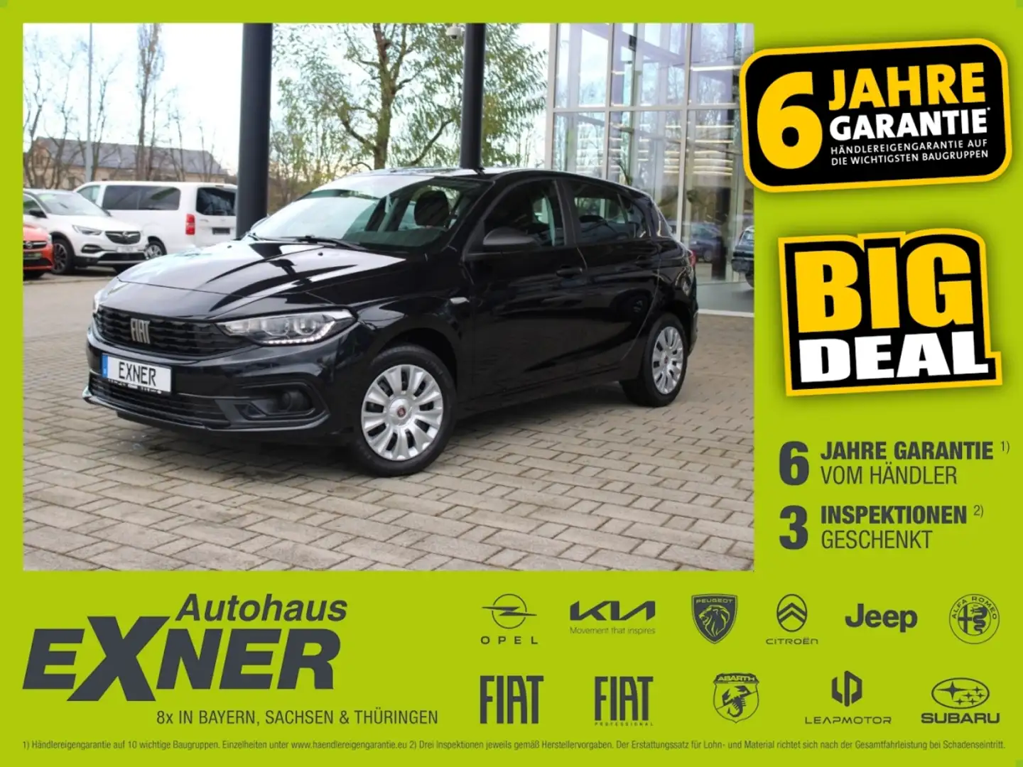 Fiat Tipo Klima, Geschwindigkeitsregler, Bluetooth Schwarz - 1
