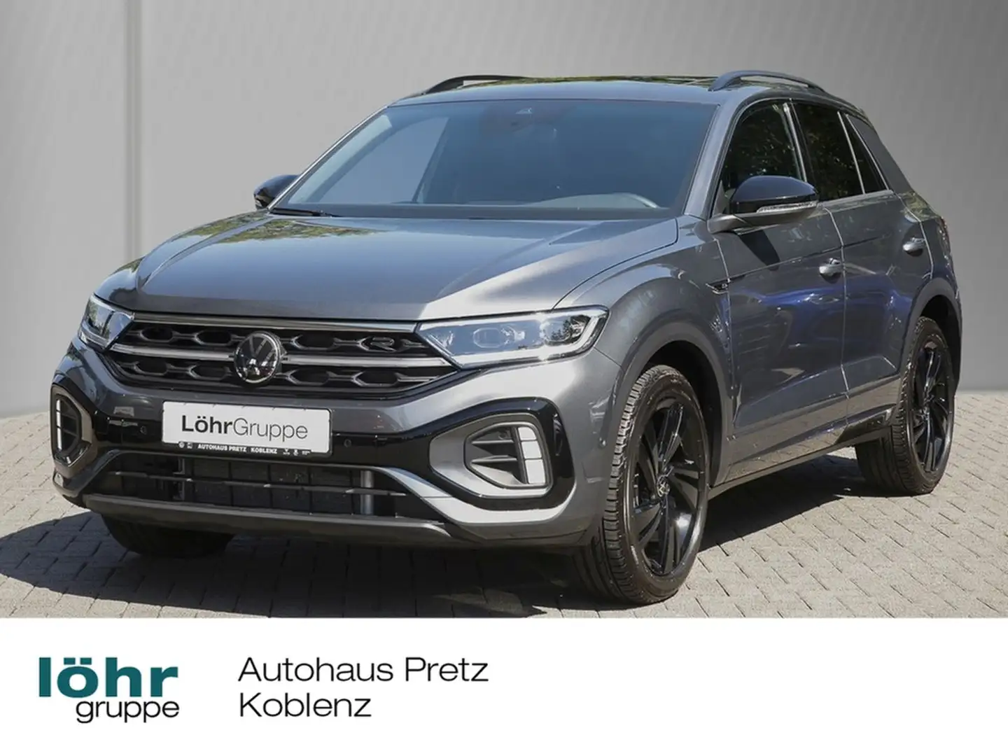 Volkswagen T-Roc 2.0 TSI DSG 4M R-Line Black Style AHK, RFK, Pan... Gris - 1