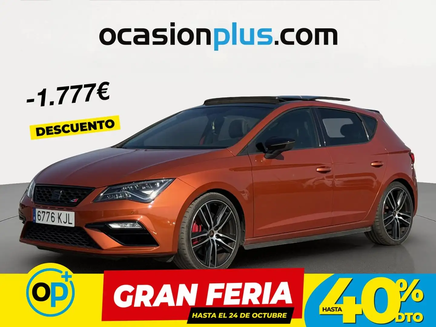 SEAT Leon 2.0 TSI S&S Cupra DSG 300 Naranja - 1