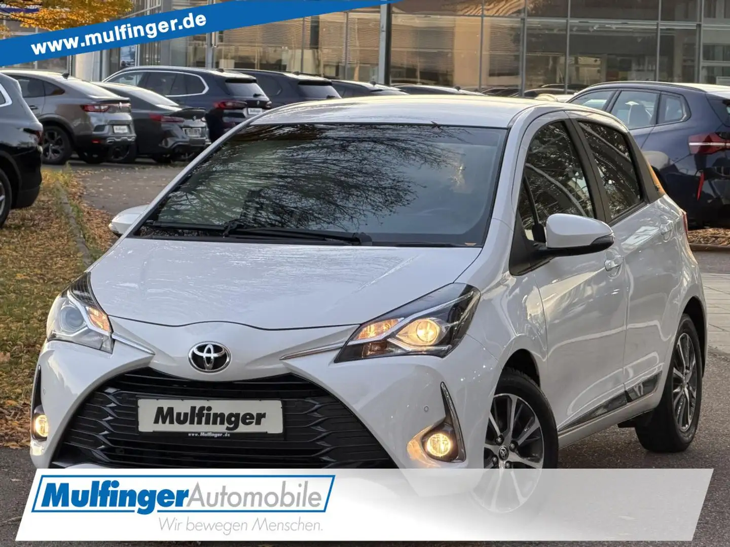 Toyota Yaris 1,5-Dual-VVT-iE Y20+Kamera+Klimaautomatik Blanc - 1