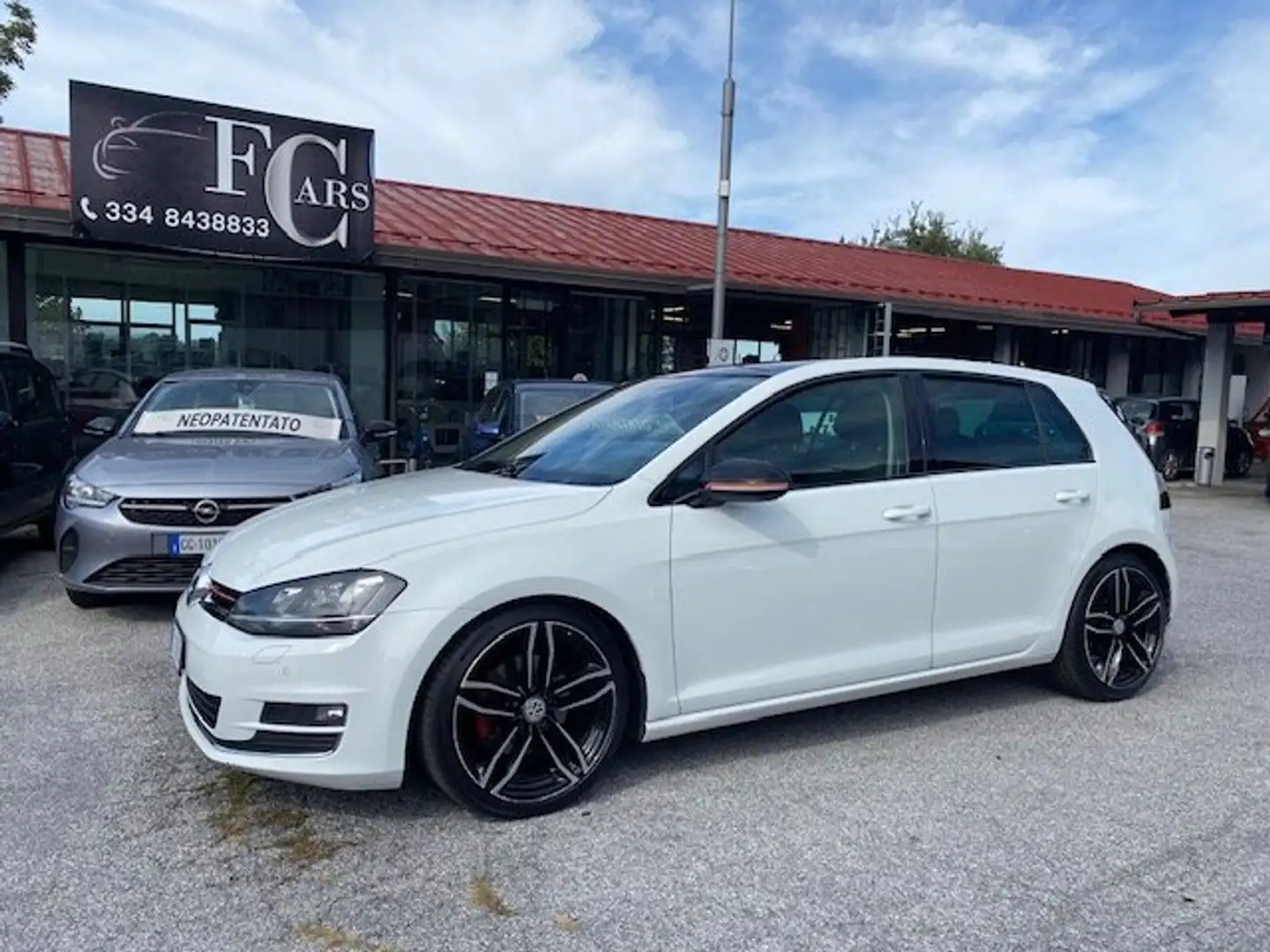 Volkswagen Golf 5P.  2.0 TDI HIGHLINE 150cv - 24 MESI GARANZIA Bianco - 1
