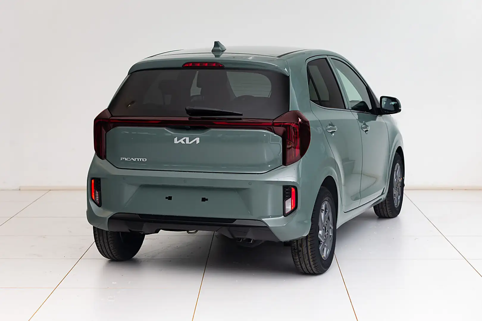 Kia Picanto 1,0 GDI Gold 5 Stz. Aut. Grün - 2