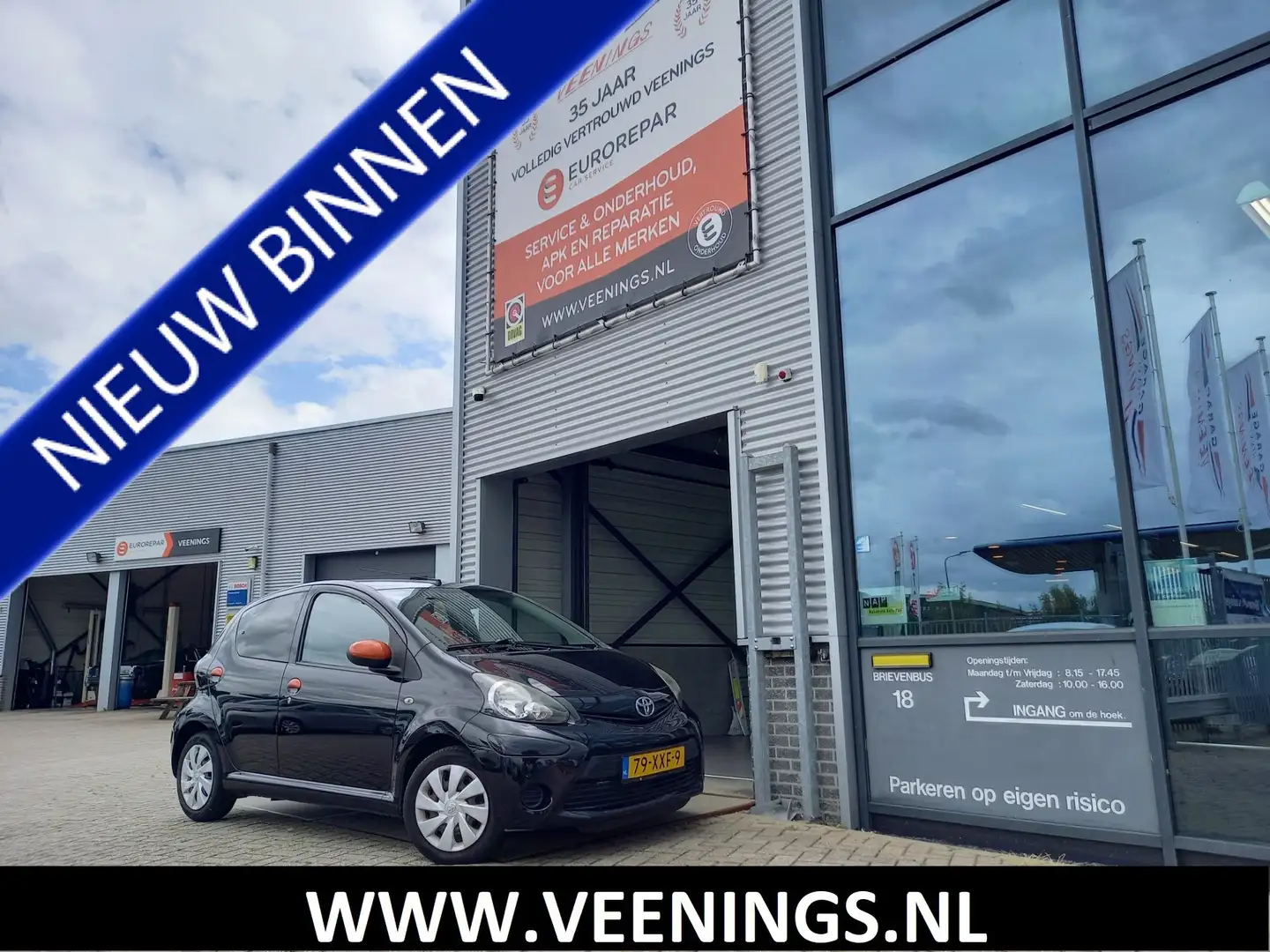 Toyota Aygo 1.0 VVT-i 5Drs Comfort Orange - AIRCO - NIEUWE APK Zwart - 1