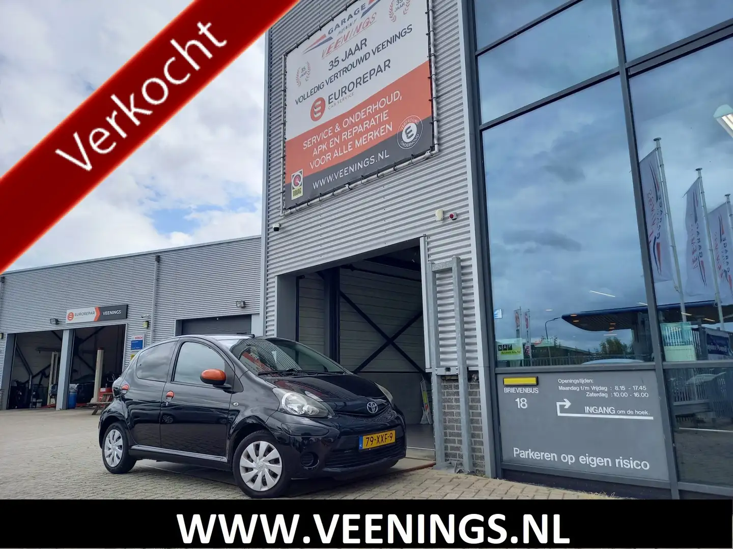 Toyota Aygo 1.0 VVT-i 5Drs Comfort Orange - AIRCO - NIEUWE APK Fekete - 1