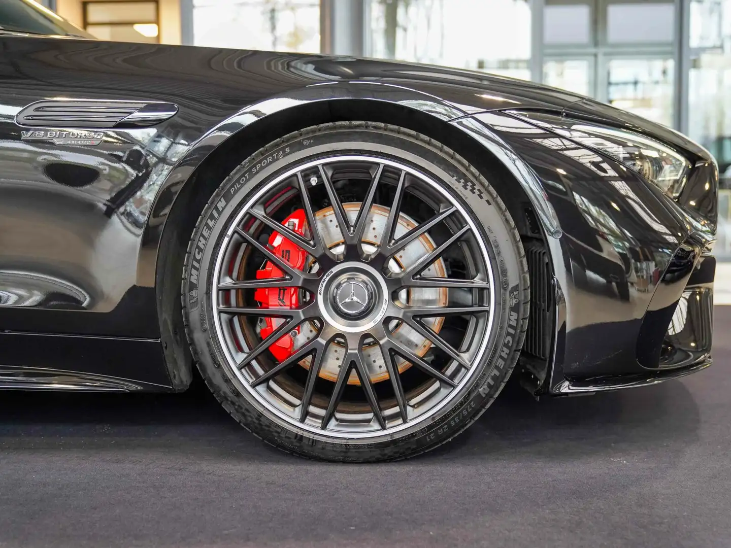 Mercedes-Benz SL 55 AMG SL 55 AMG 4M+ Night Burmester Sitzklima Massage Noir - 2