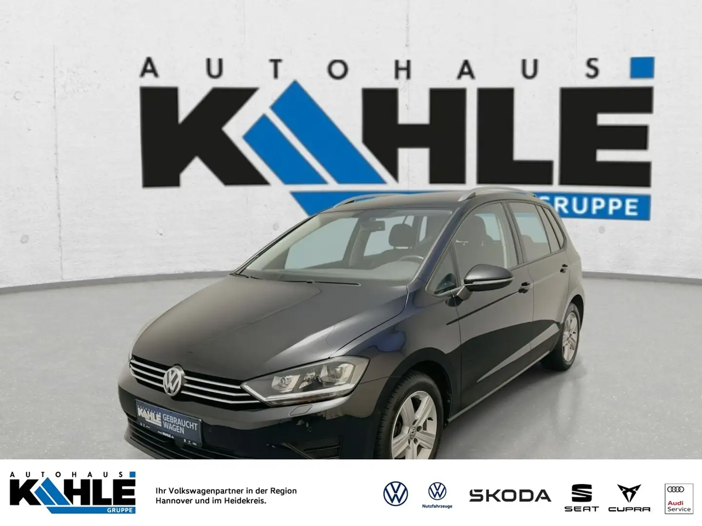Volkswagen Golf Sportsvan 1.4 TSI Comfortline Klima Xenon Einparkhilfe Zwart - 1