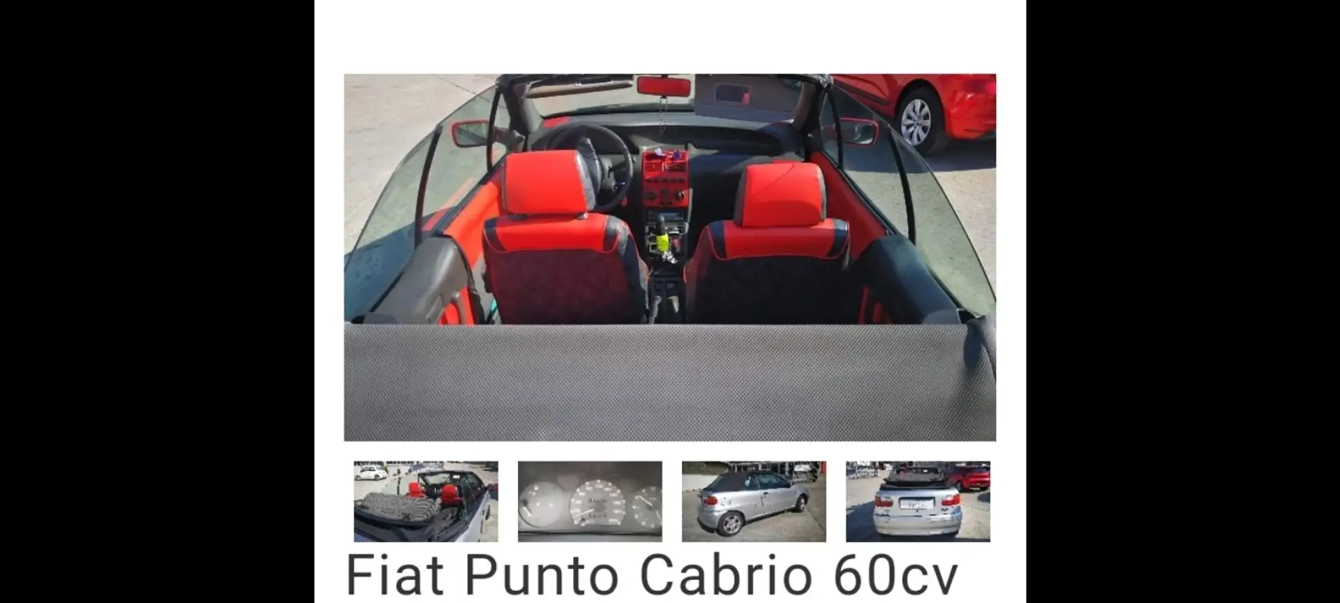 Fiat Punto Punto Cabrio 1.2 16v Сірий - 2