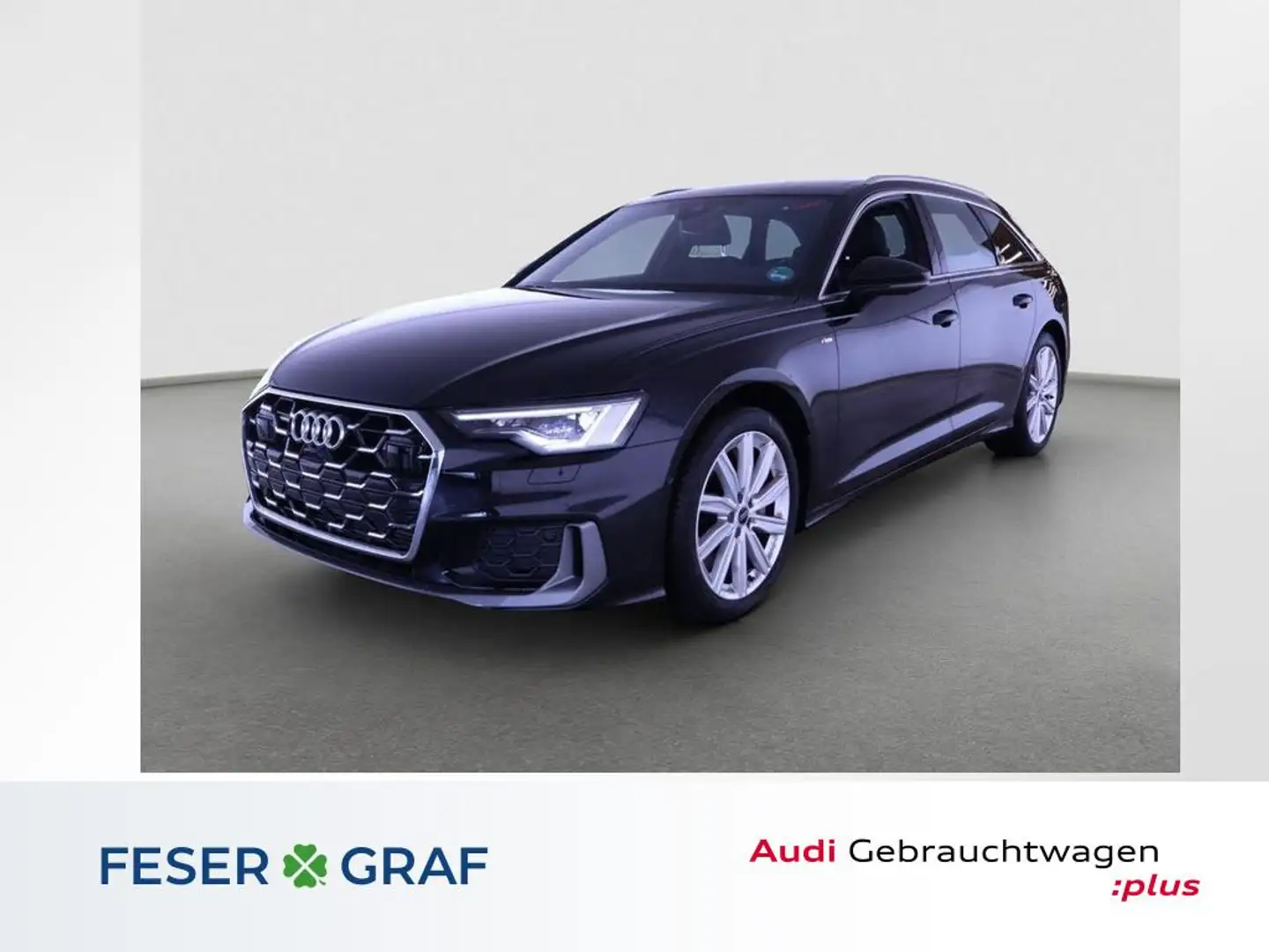 Audi A6 Avant 55 TFSI qu S line-Pano-Matrix-ACC-Kamera Schwarz - 1