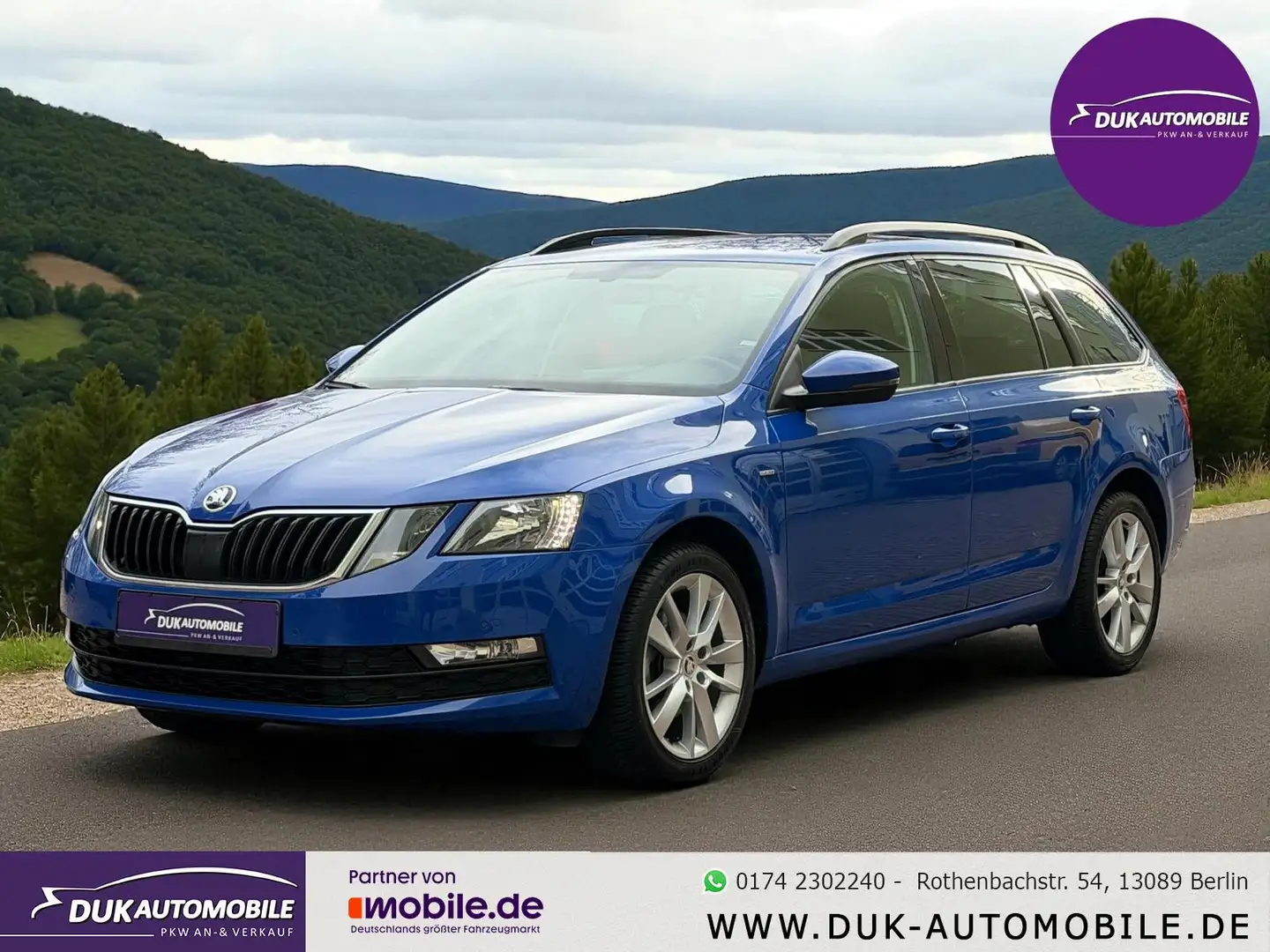 Skoda Octavia Combi Clever Automatik *Navi*Sitzheizung Blauw - 1