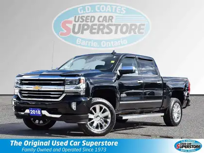 Black 2018 Chevrolet Silverado 1500 Pickup Truck Four-Wheel Drive Automatic