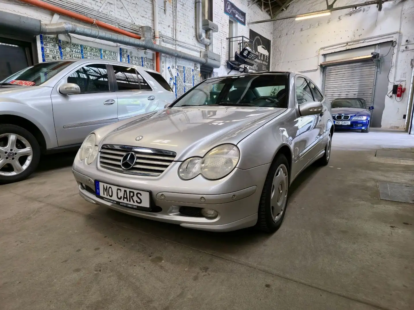 Mercedes-Benz C 180 C -Klasse Sportcoupe C 180 Kompressor Argent - 1