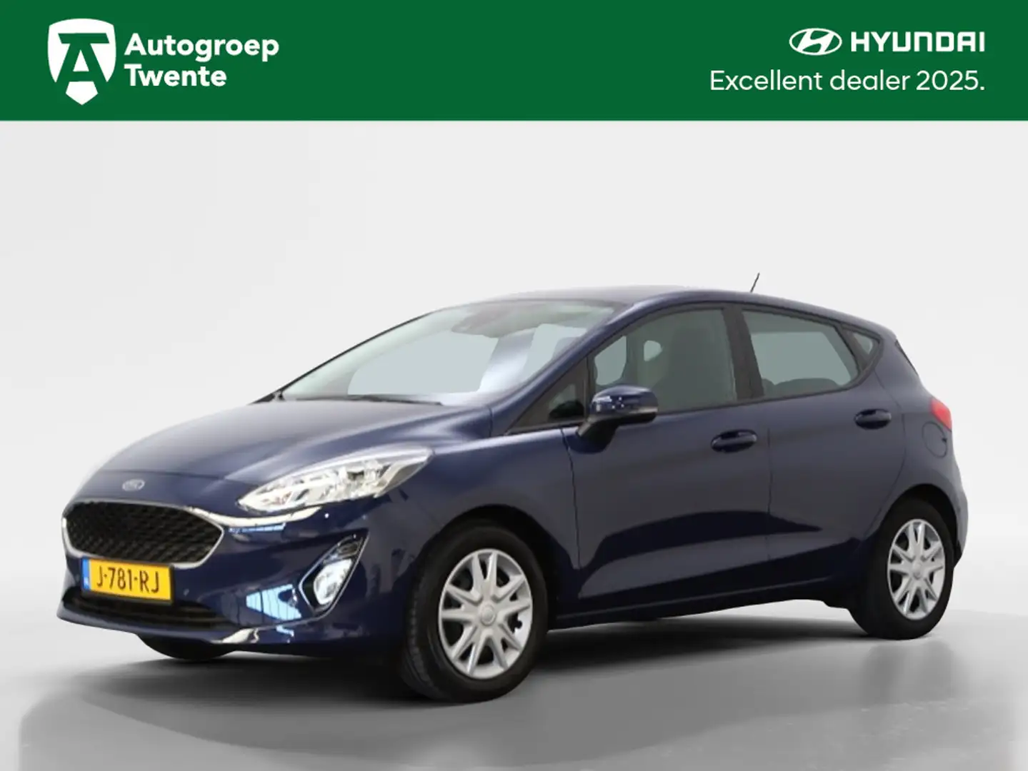 Ford Fiesta 1.0 EcoBoost Connected | Trekhaak | Navigatie | Ai Blauw - 1