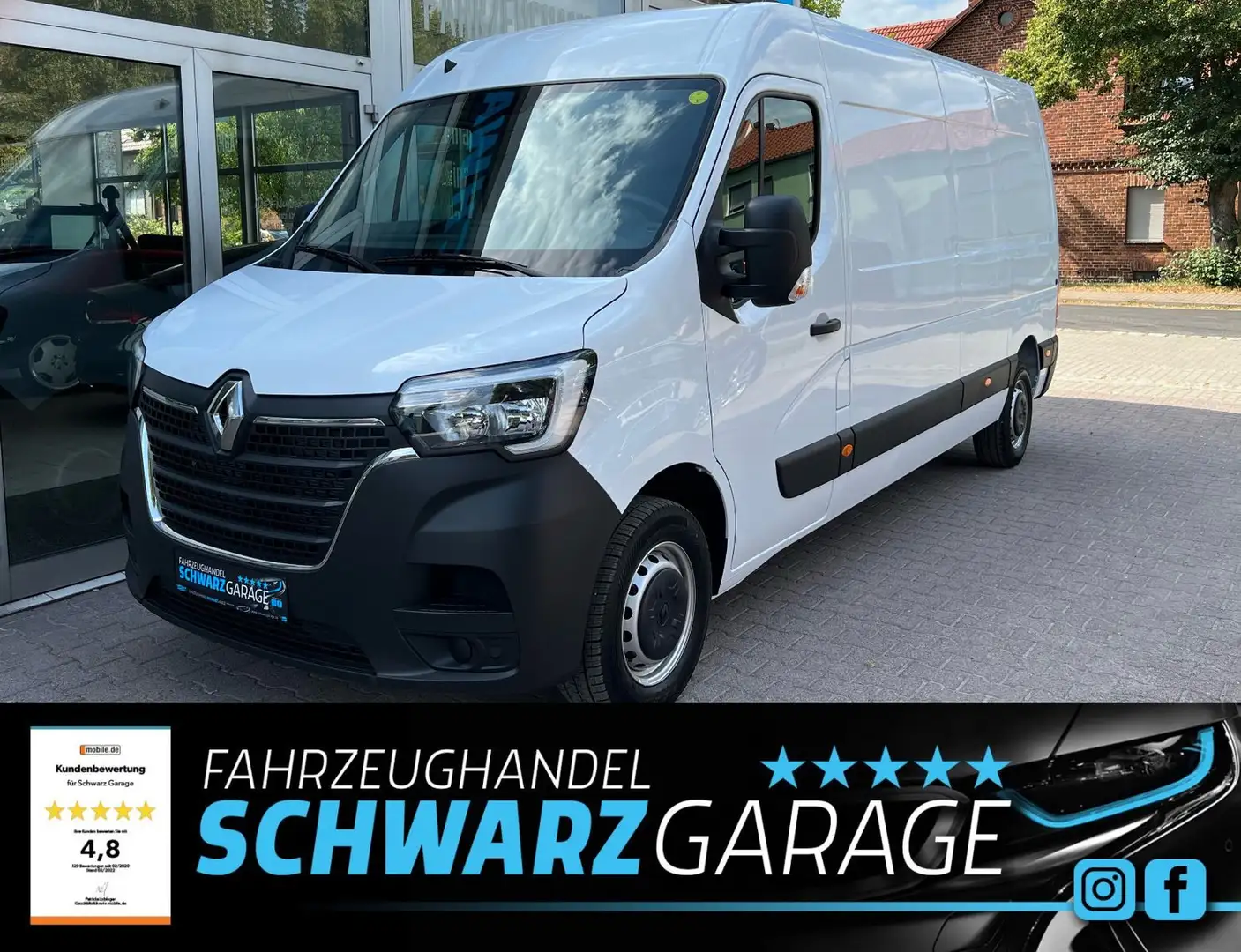 Renault Master Kasten L3H2 HKa 3,5t*SCHUTZPAKET* Weiß - 1