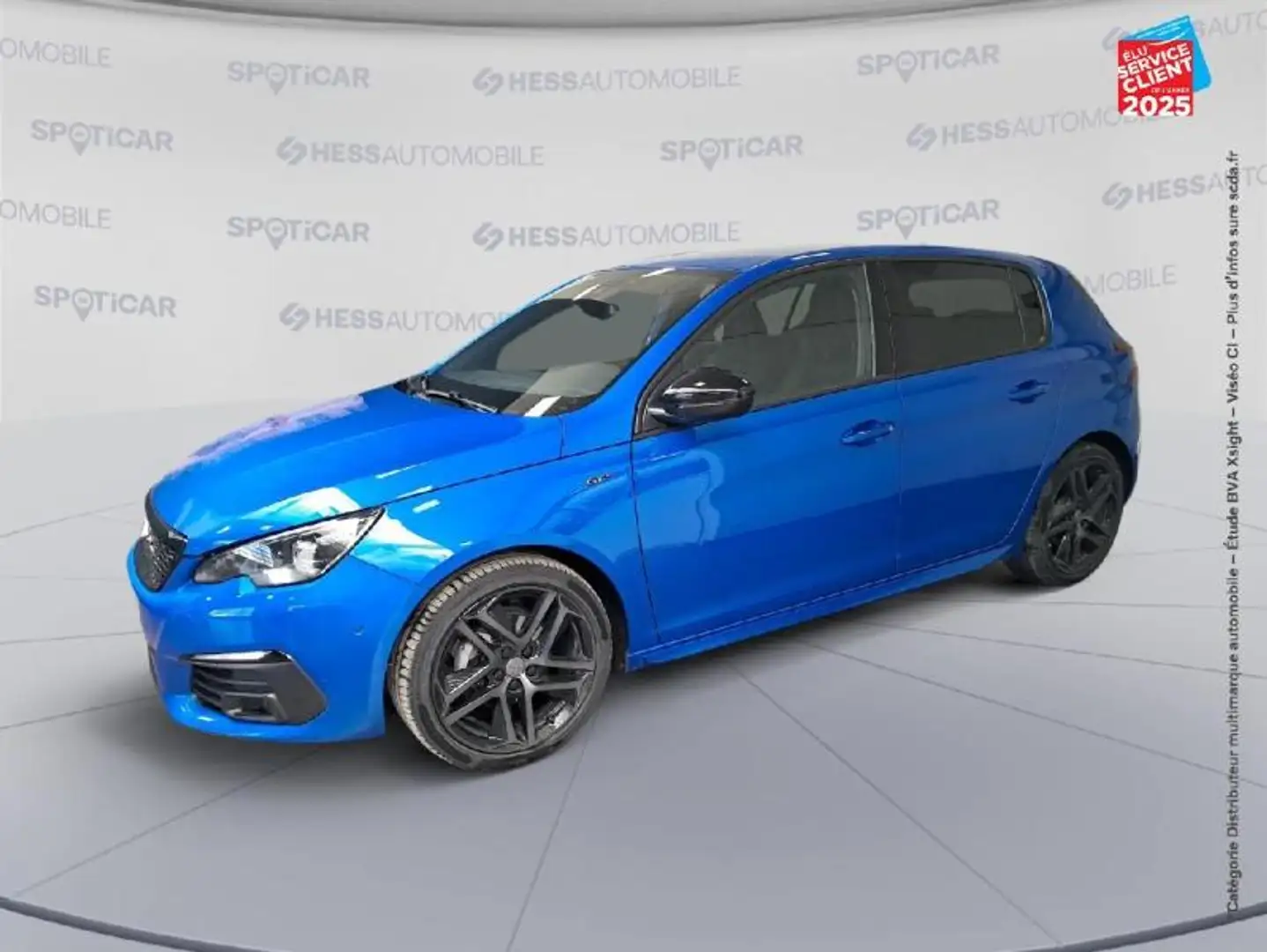 Peugeot 308 1.2 PureTech 130ch S\u0026S GT Pack EAT8 GPS Camer Bleu - 1