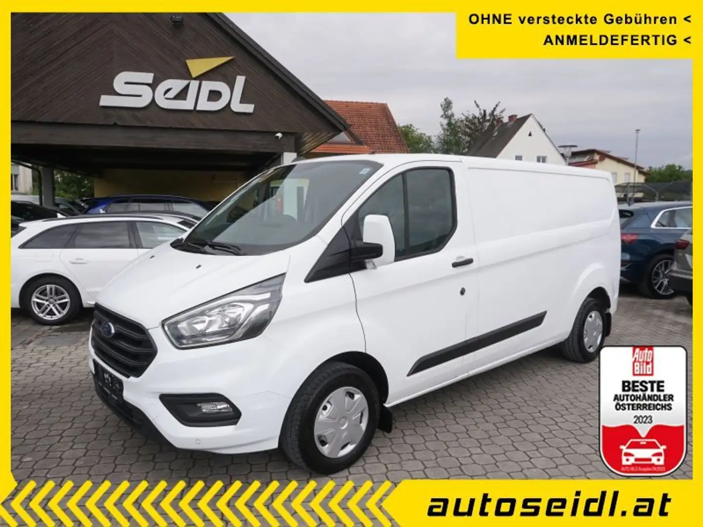 Ford Transit Custom 2,0 TDCi Ecoblue L2 LWB Trend *KLIMA* Blanco - 1