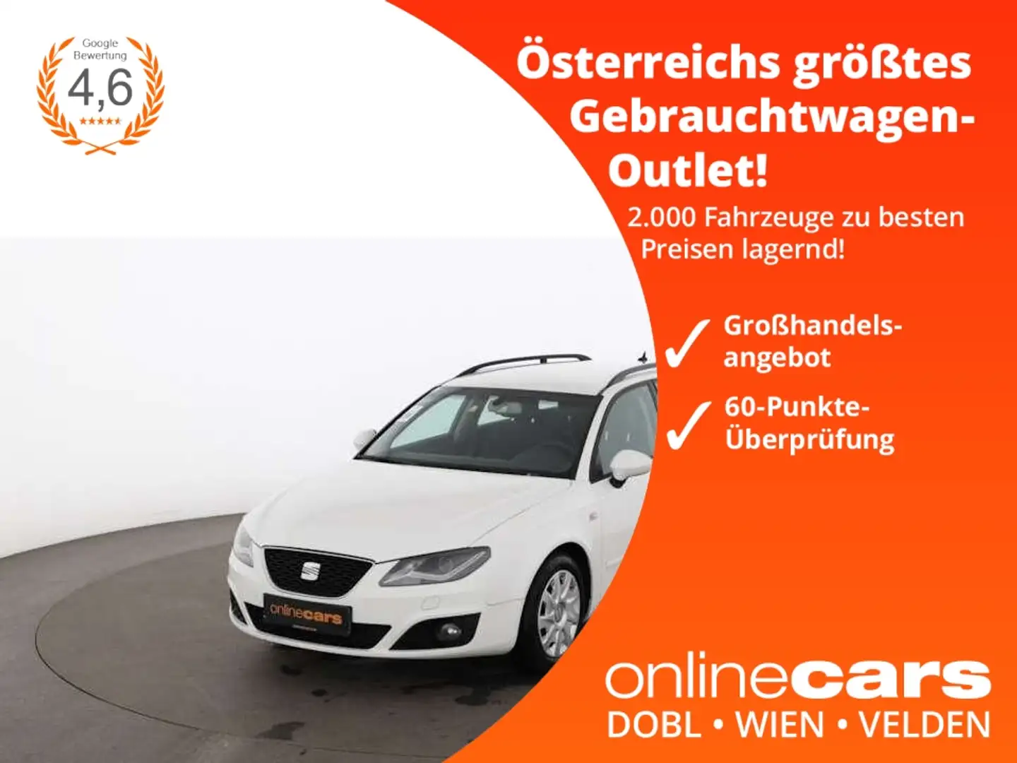 SEAT Exeo 2.0 TDI ST Reference XENON SITZHZG TEMPOMAT Weiß - 1
