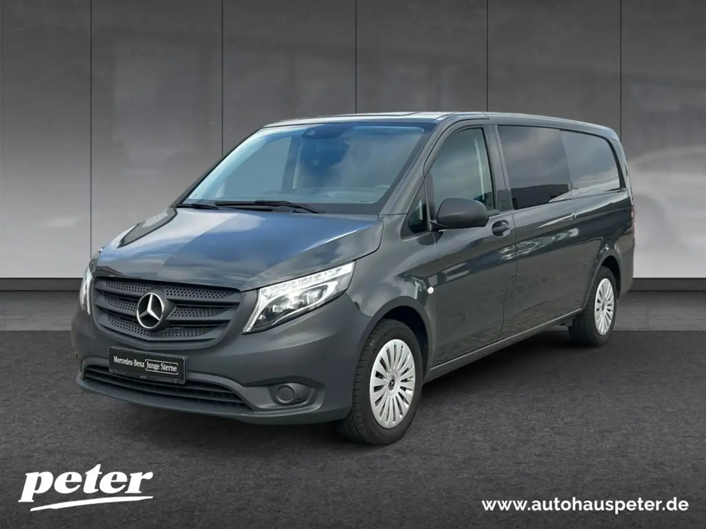 Mercedes-Benz Vito 119 CDI Mixto Extralang STHZG+LED+Klima+AHK Gris - 1
