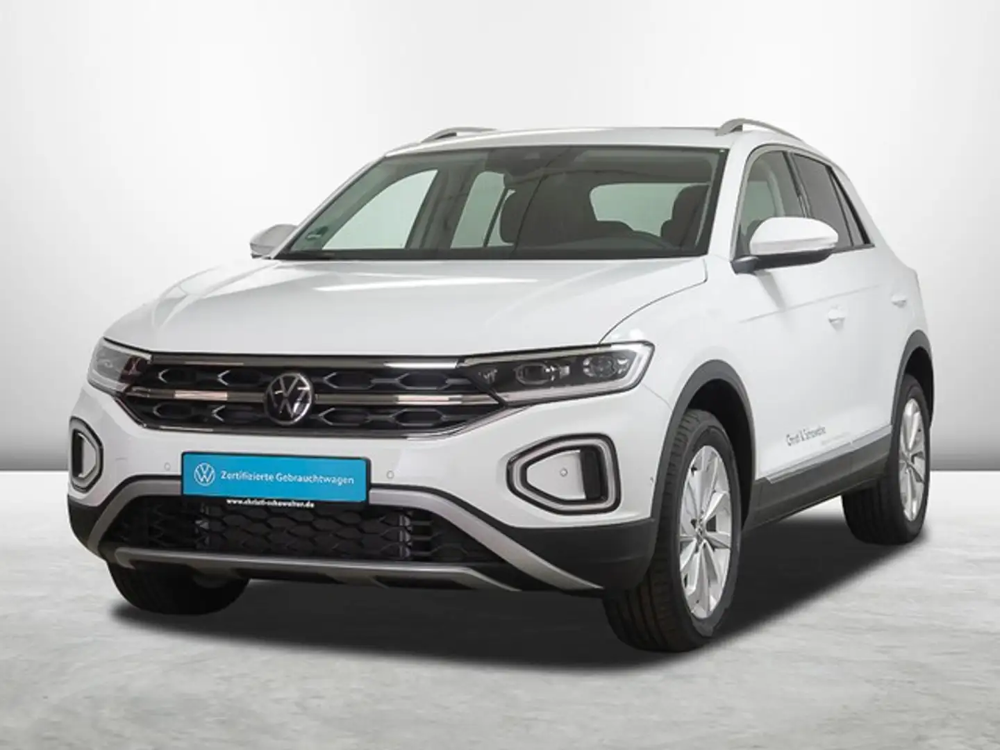 Volkswagen T-Roc 1.5 TSI DSG Style LED NAVI AHK Park Assist Weiß - 2