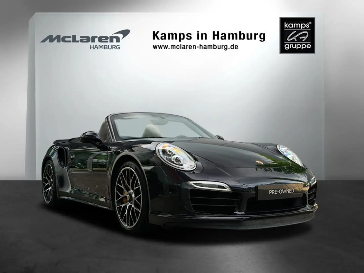 Porsche 991 911 Turbo S I Cabrio I Komplettes PZ Scheckheft I Schwarz - 2