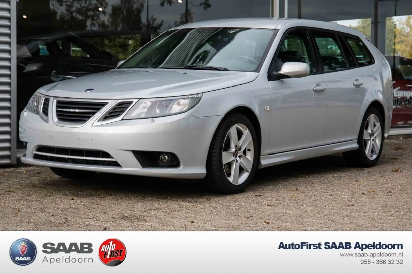 Saab 9-3 Sport Estate 2.0 Turbo Vector Automaat Youngtimer Grijs - 1
