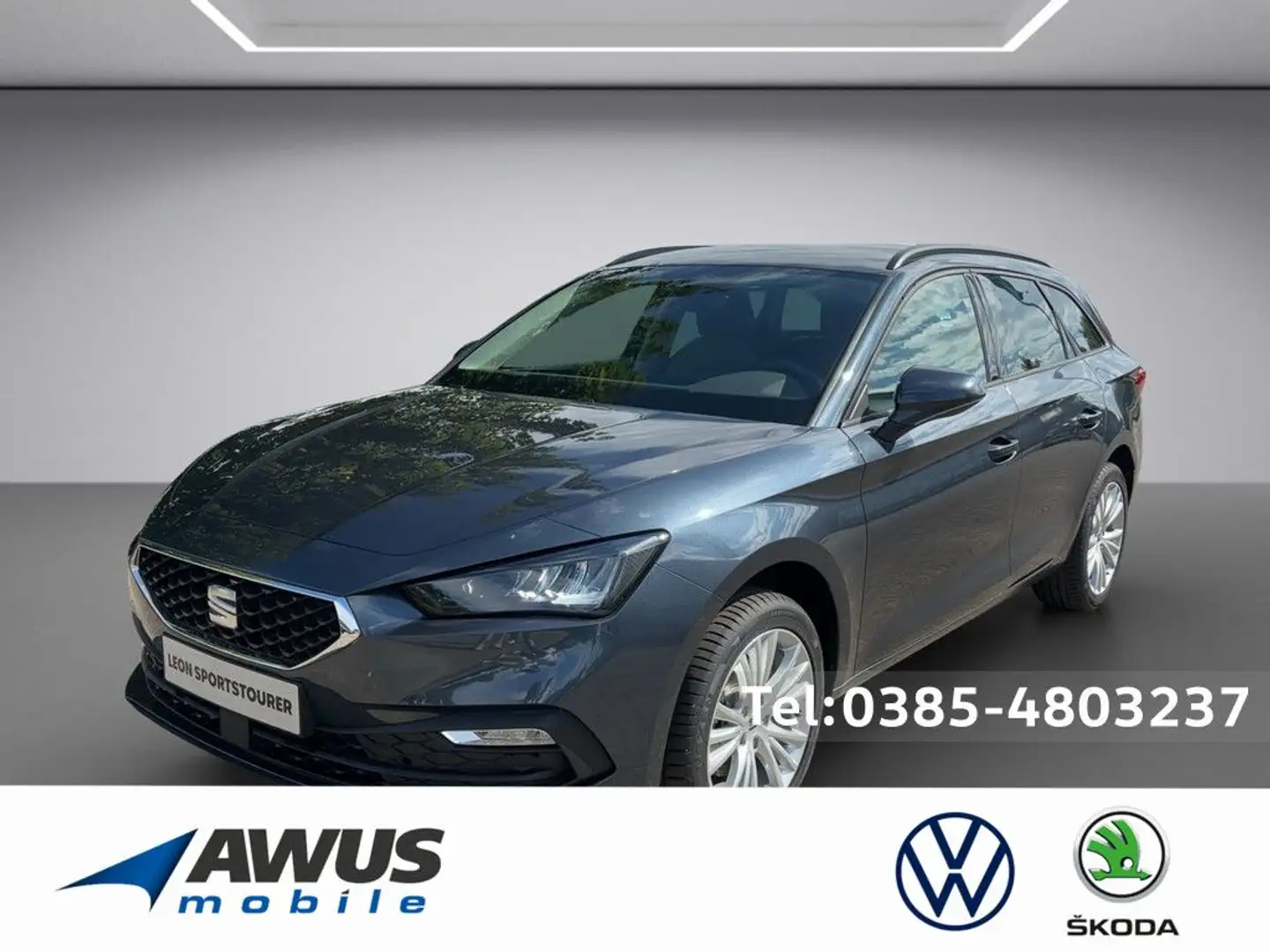 SEAT Leon Sportstourer Style 1.5eTSI PDC SHZ LED Grau - 1
