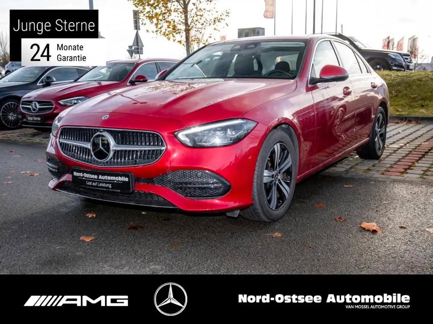 Mercedes-Benz C 180 AVANTGARDE  ADV DISTRO 360° LED AMBIENTE Rot - 1