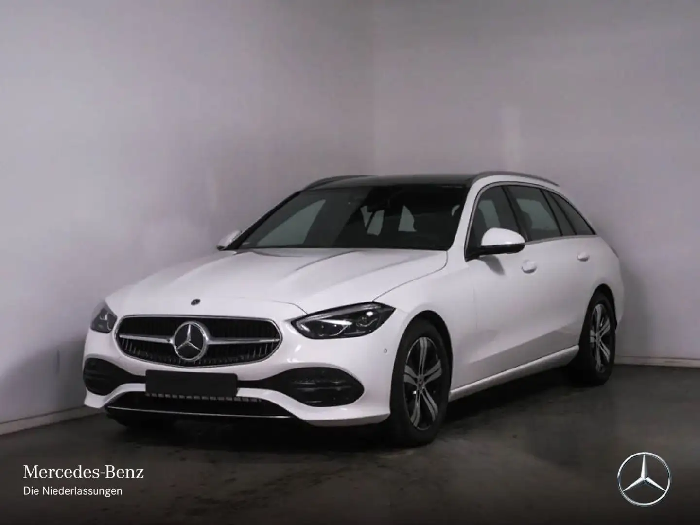 Mercedes-Benz C 200 d T AVANTG+PANO+AHK+LED+KAMERA+KEYLESS+9G Weiß - 2