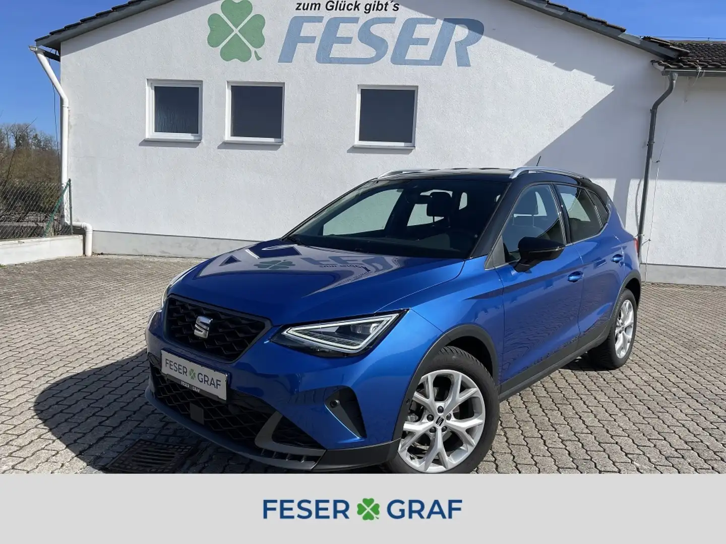 SEAT Arona FR 1.0 TSI DSG ACC LED NAVI VIRTUAL Blauw - 1