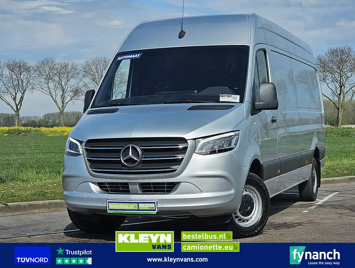 Mercedes-Benz Sprinter 316 L3H2 Maxi LED Autom. Argent - 1