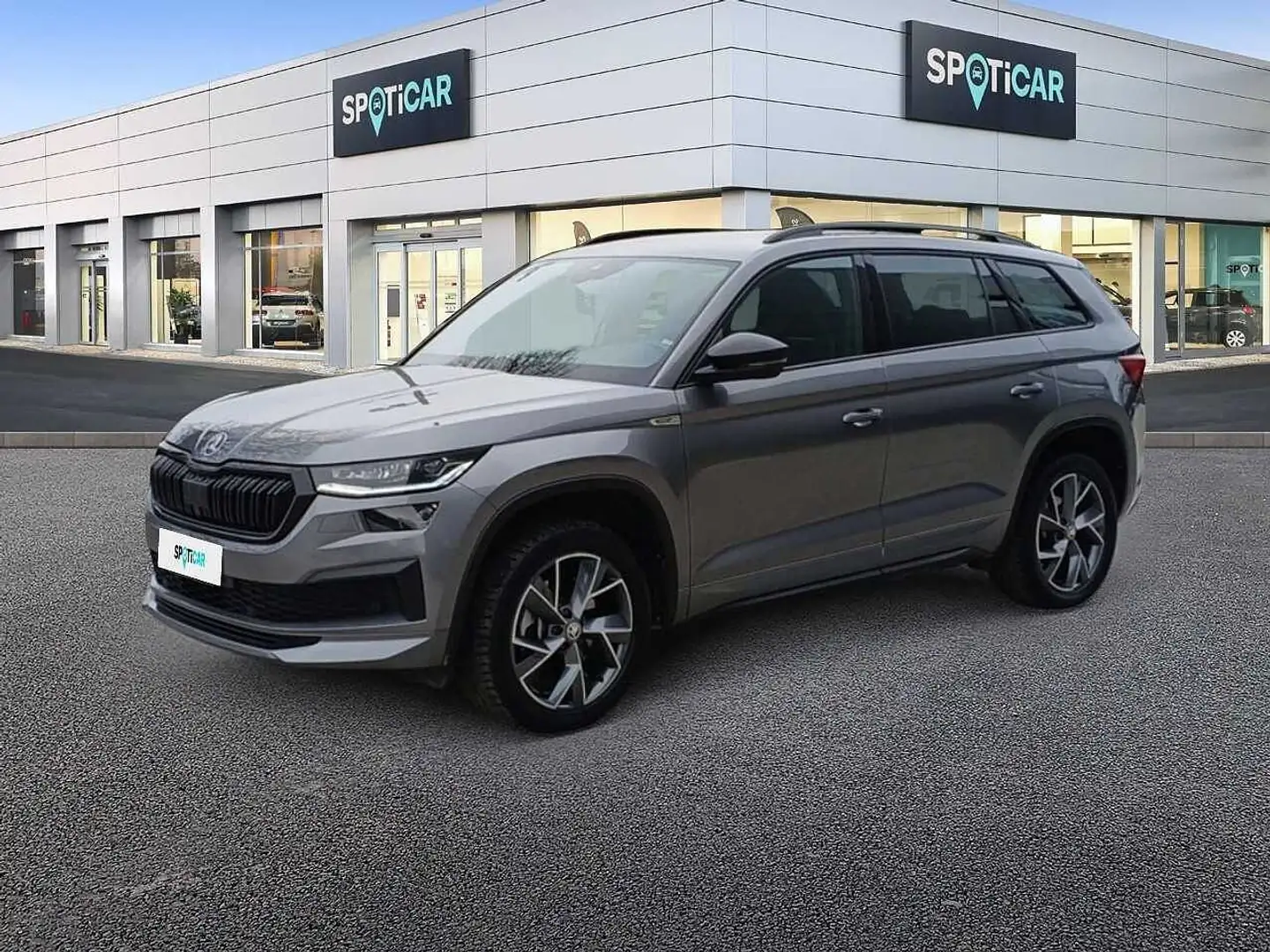 Skoda Kodiaq 1ª serie 2.0 TSI 4x4 DSG 7 posti Sportline Gris - 1