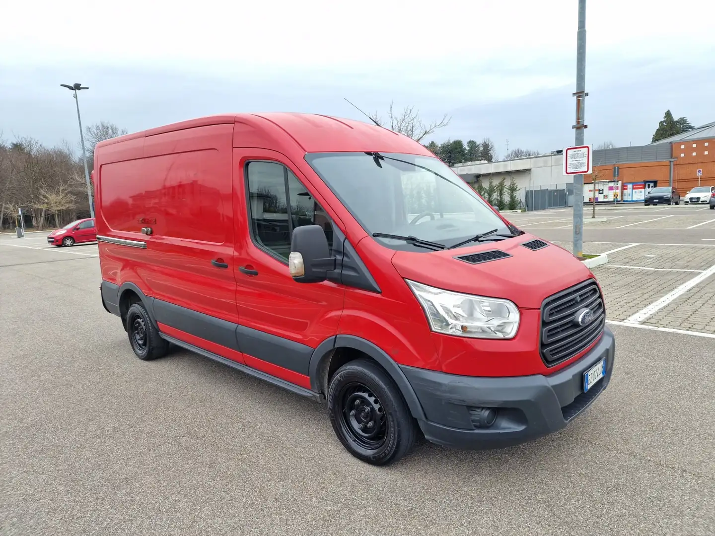 Ford Transit 290 2.2TDCi 125CV PM-TM*Clima*Usb* Rojo - 1