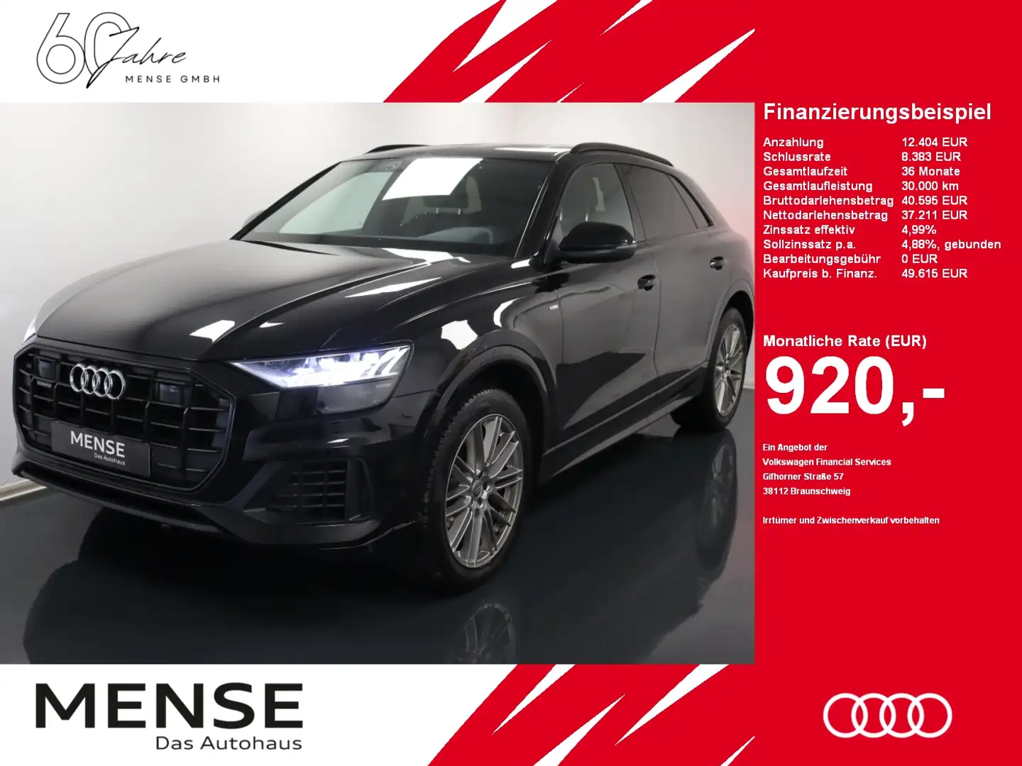 Audi Q8 50 TDI quattro tiptronic |Matrix|Luft|Pano|LM Noir - 1