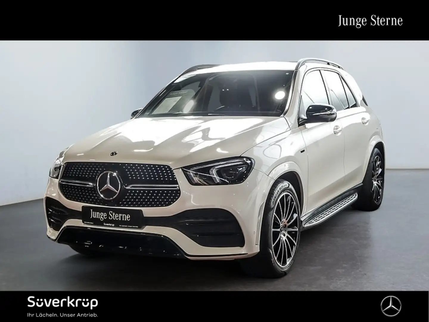 Mercedes-Benz GLE 350 de 4M AMG NIGHT WIDE MULTI 360 AHK DISTR Weiß - 1