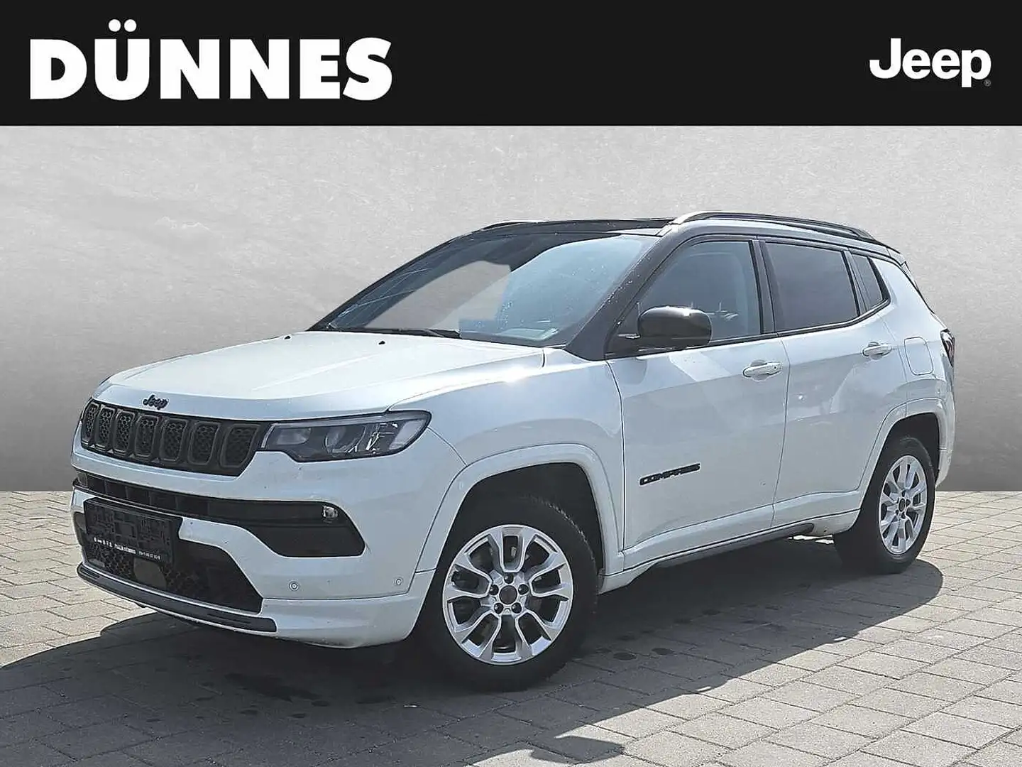 Jeep Compass S PHEV Allrad - AHK + 8-Fach Weiß - 1