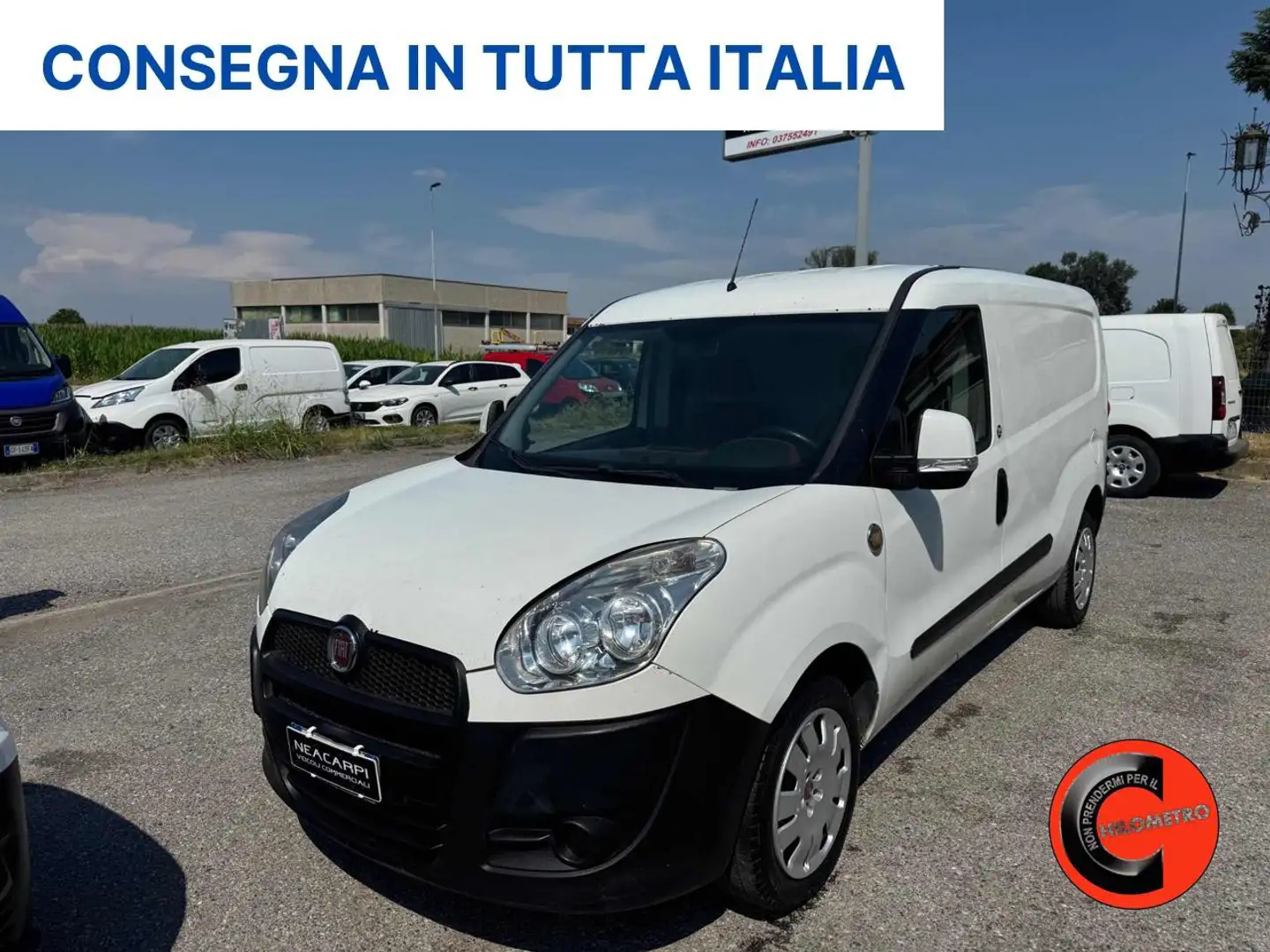 Fiat Doblo 1.4 95 CV CARGO MAXI GPL BENZINA(PL-TN-L2H1)CLIMA Bianco - 1