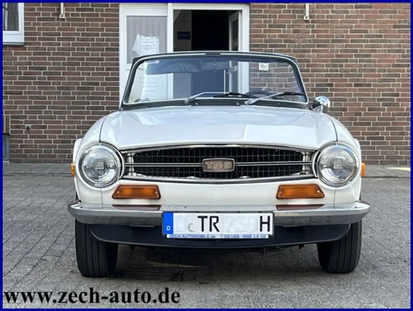Triumph TR6 mit H- Kennzeichen Biały - 2