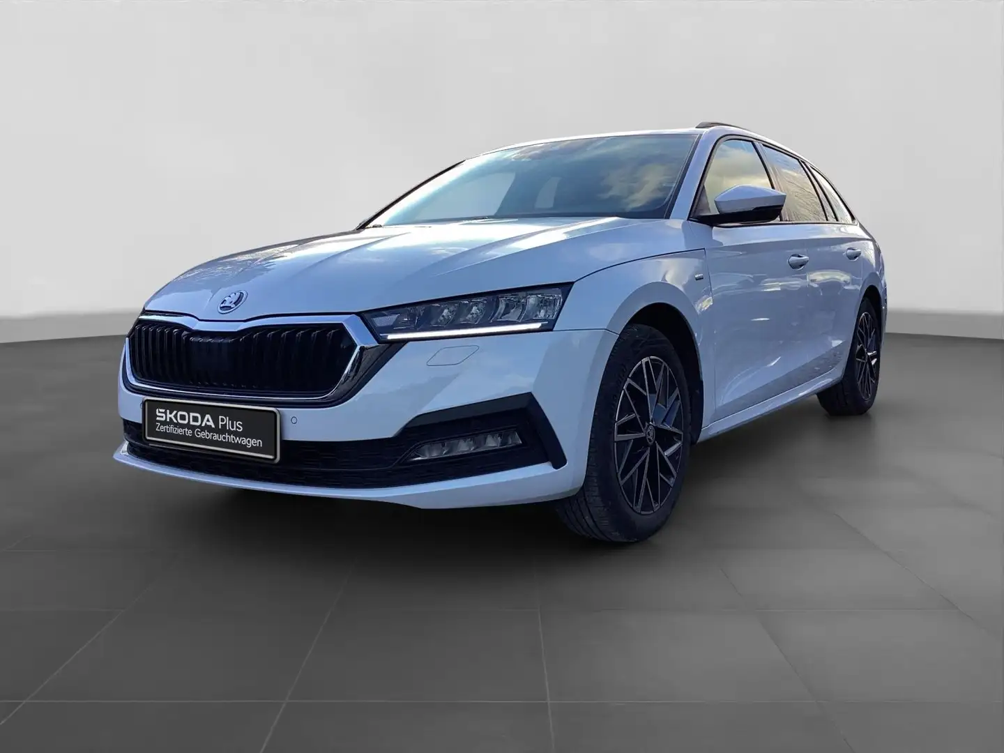 Skoda Octavia Combi 2.0 TDI DSG Clever LED AHK LM17 Bianco - 2