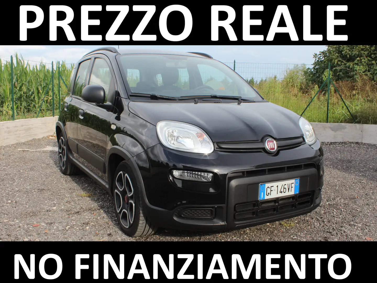 Fiat Panda NEOPATENTATI-CARPLAY-Panda 1.0 hybrid City Life Nero - 1