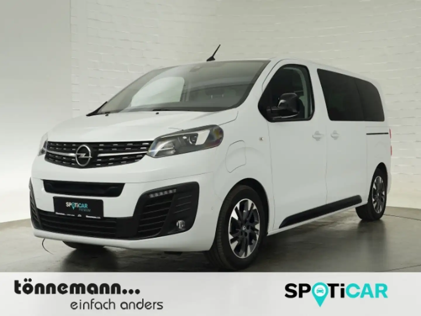Opel Zafira Life e TOURER M 75kWh+NAVI+RÜCKFAHRKAMERA+CARPLAY+BI-XE Білий - 1