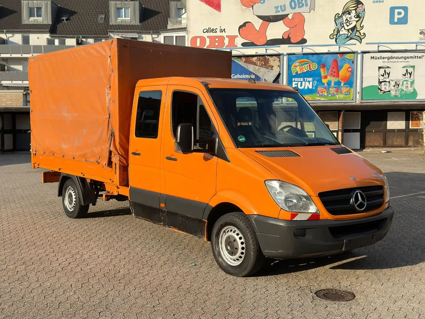 Mercedes-Benz Sprinter 313/316 CDI /DOKA PRITSCHE-PLANE/AHK Orange - 1