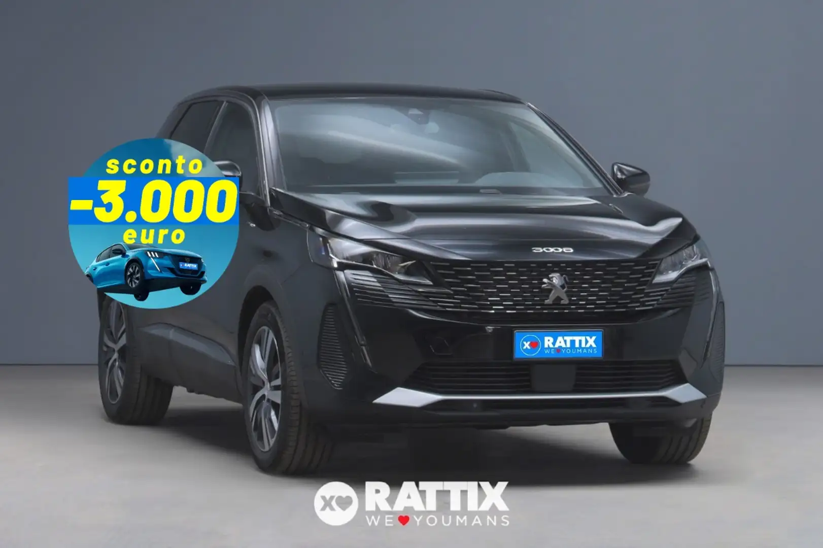 Peugeot 3008 1.6 Hybrid 225CV Active Pack e-EAT8 Nero - 1