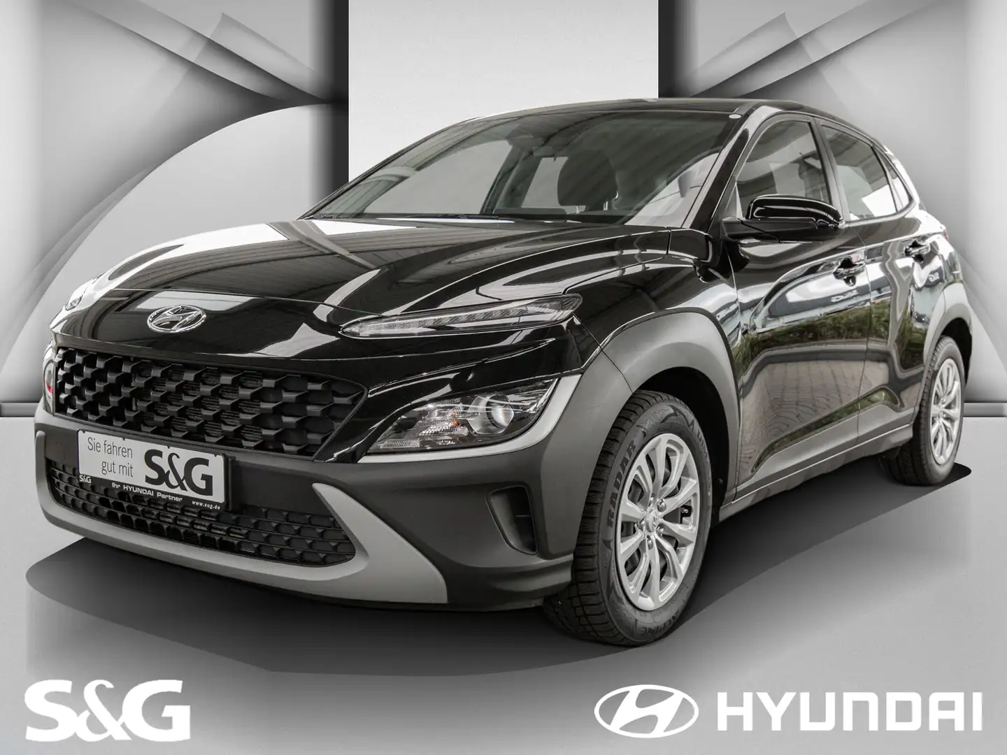 Hyundai KONA 1.0 T-GDI+KLIMA+TOUCH+CARPLAY/ANDROIDAUTO Noir - 1